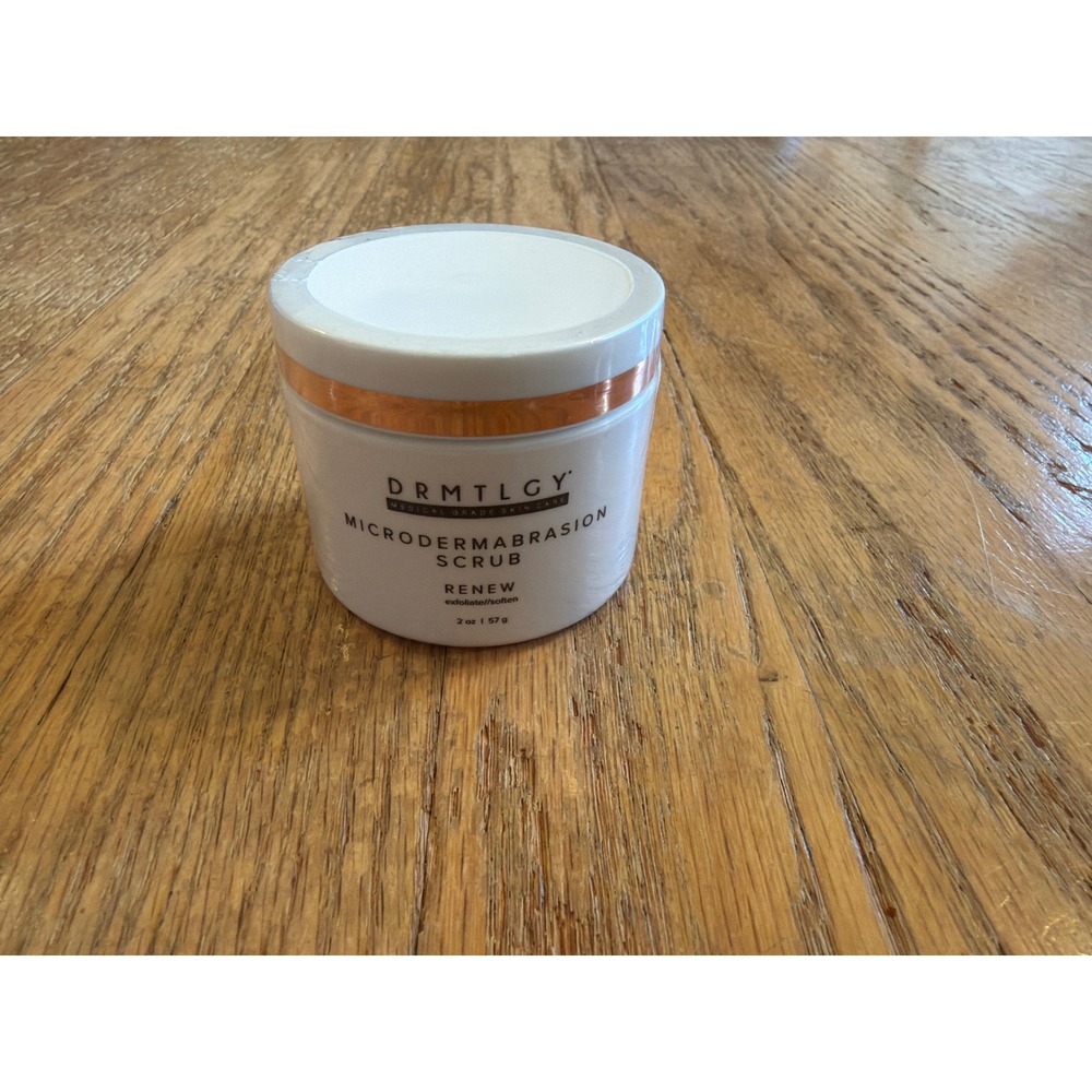 New Sealed DRMTLGY Microdermabrasion Scrub Renew Facial Exfoliator 2 oz 57 g
